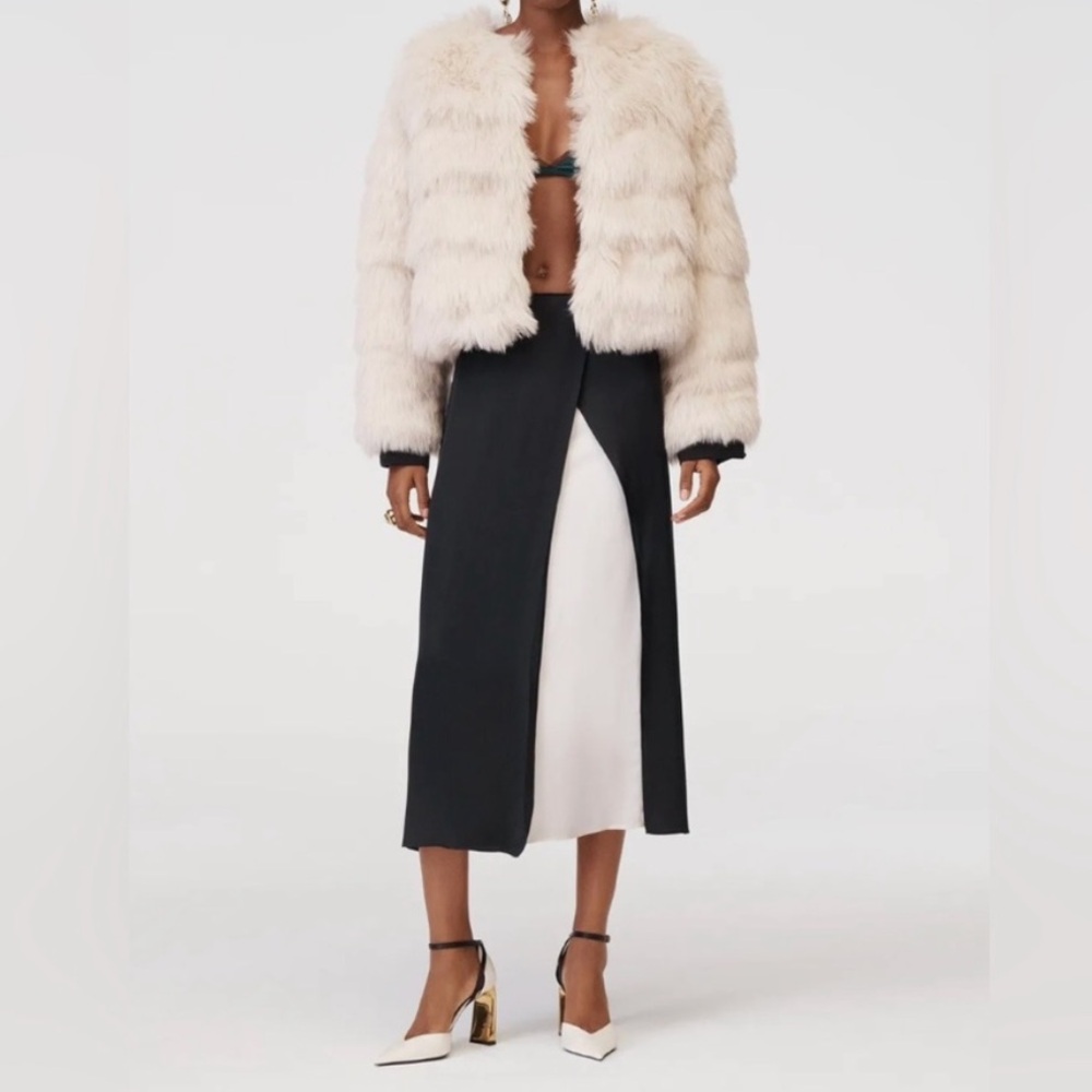 Elegant Black and White Women's Skirt